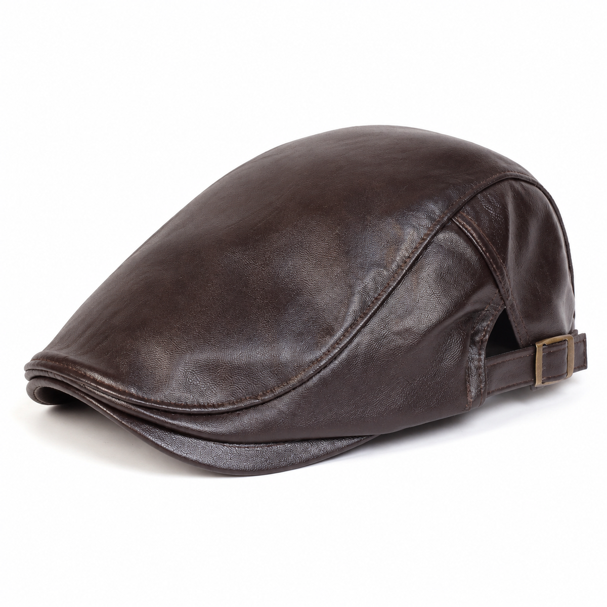 Leather Driver Cap