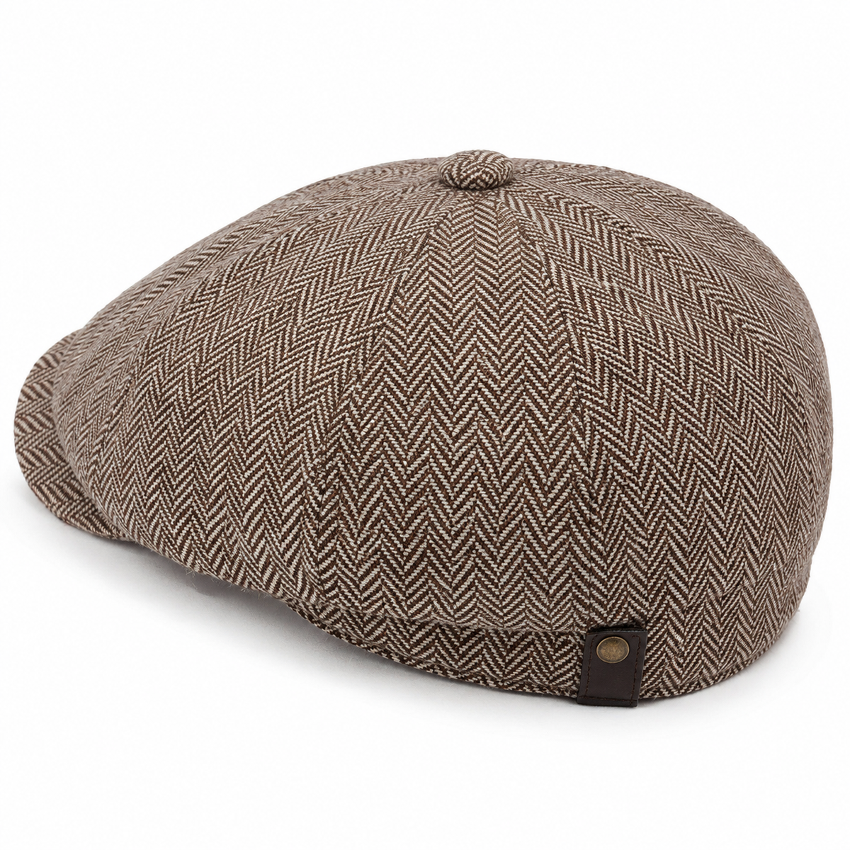 Herringbone Wool Cap