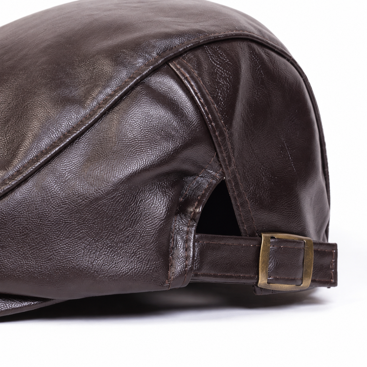 Leather Driver Cap